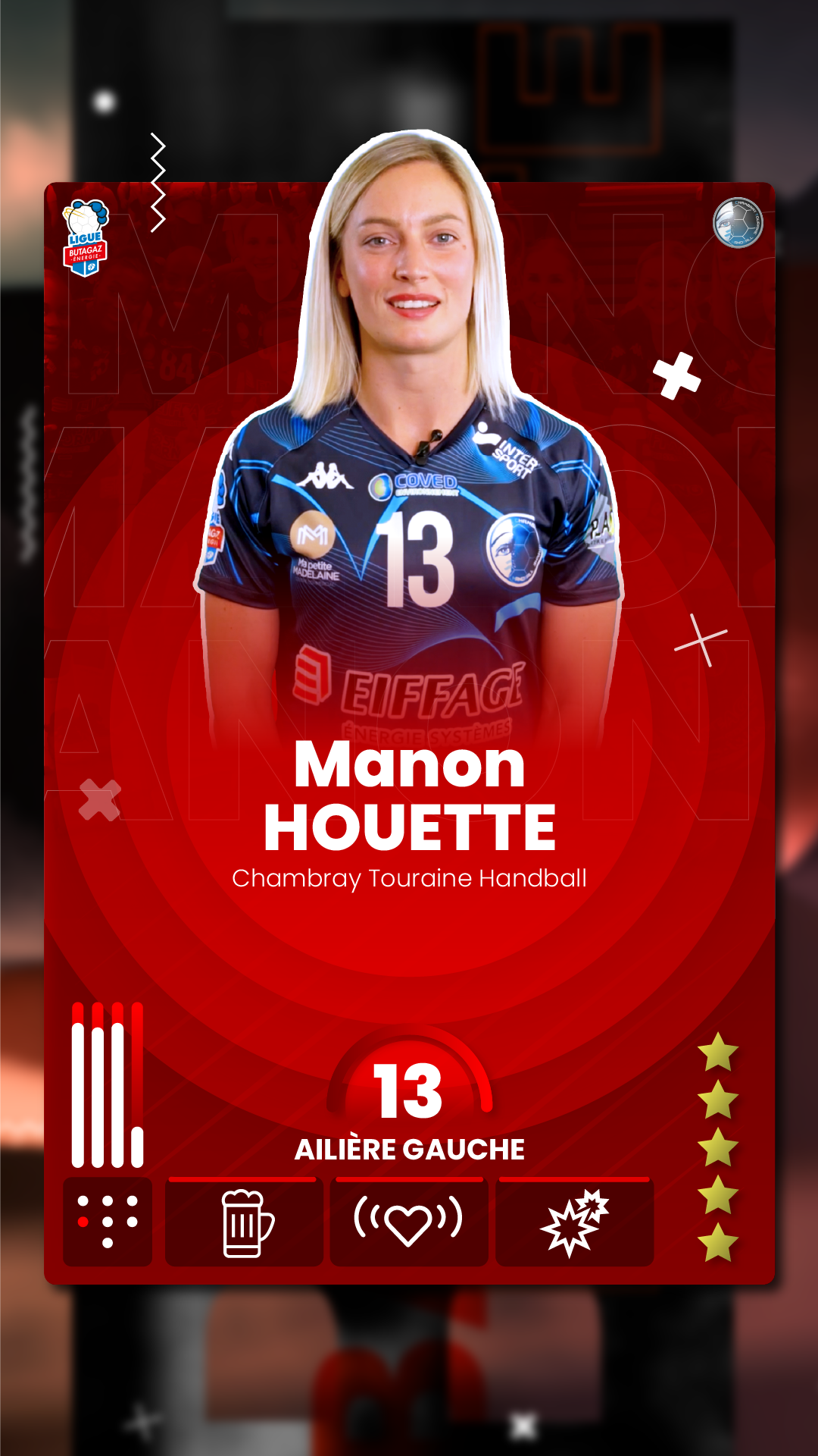 Manon Houette, joueuse de Chambray Touraine Handball
